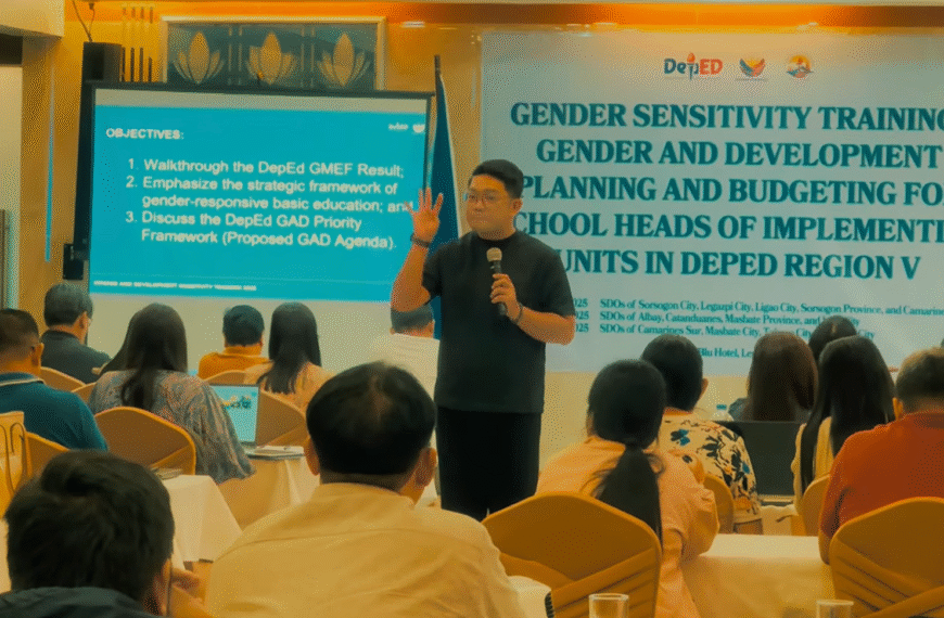 Sorsogon City IU School Heads Join Region V’s Gender Sensitivity Training for 2025